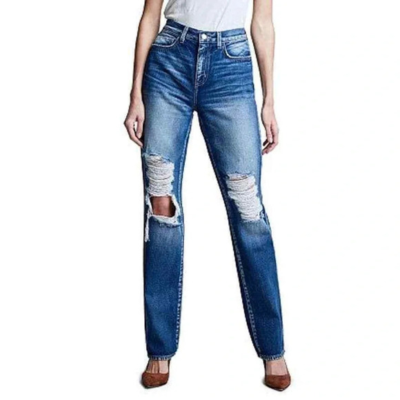 L'AGENCE Denim - L’AGENCE Rockie High Rise Cigarette Jeans Distressed Women's Size 30